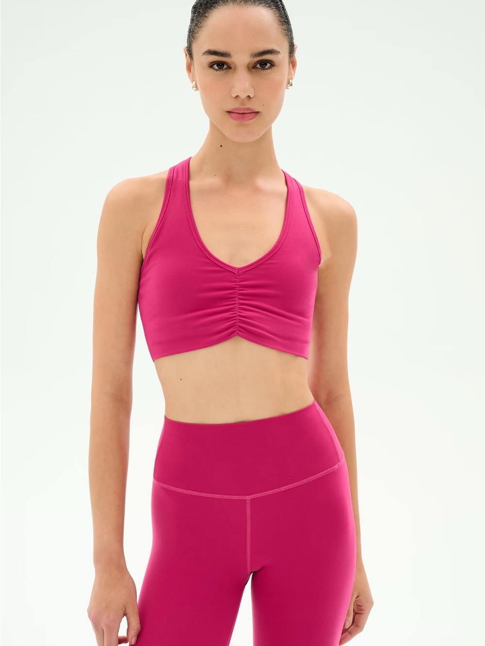Splits59 AIRWEIGHT BRA WITH RUCHING